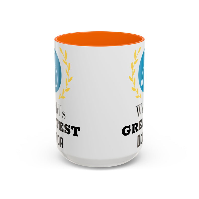 World's Greatest Doctor Accent Coffee Mug - Doctor Gift