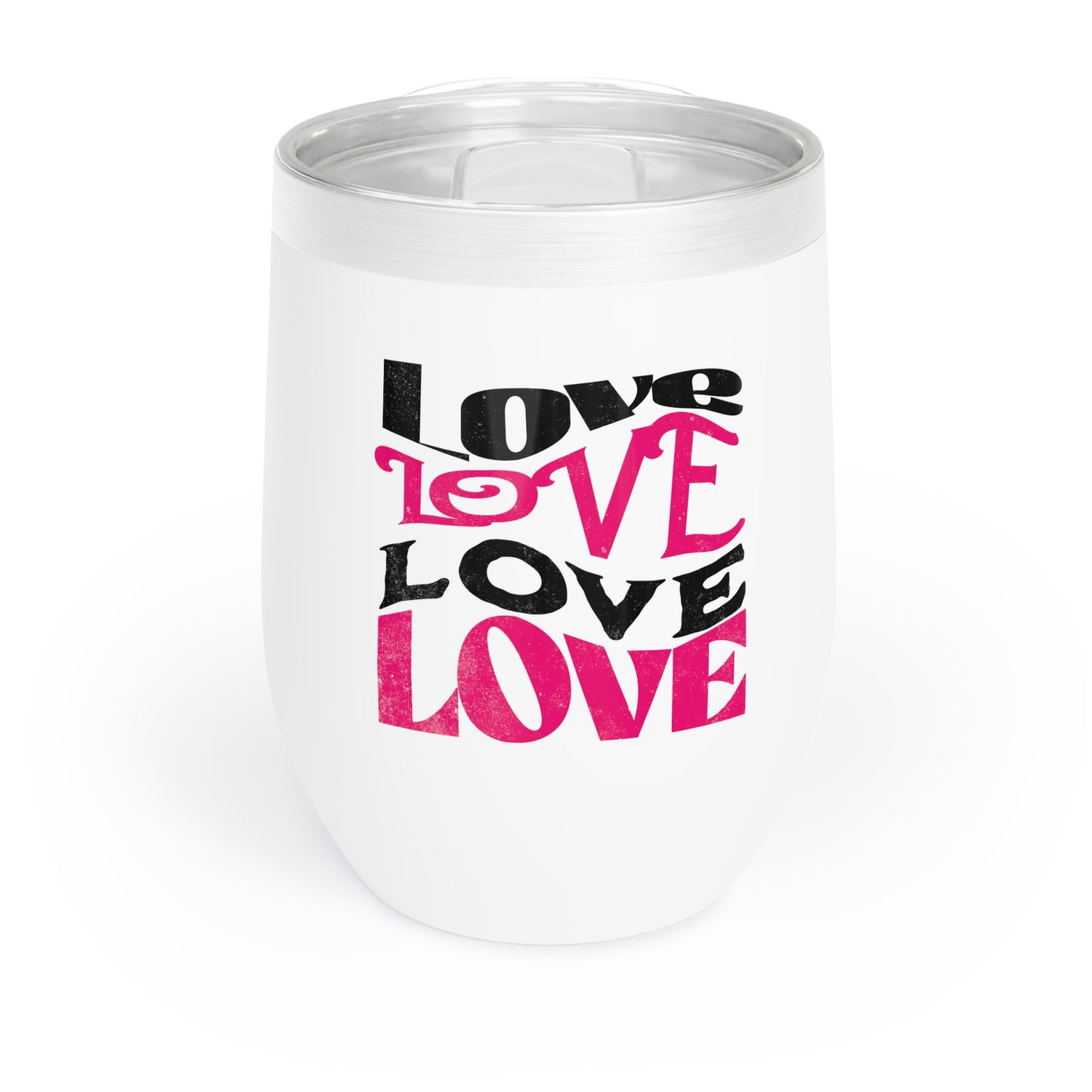Love Typography Tumbler
