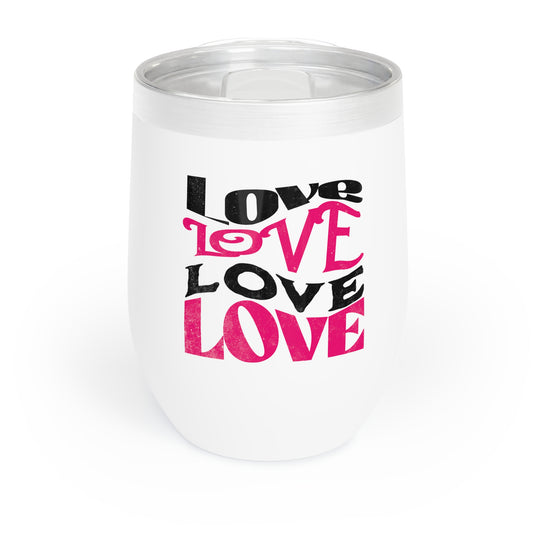 Love Typography Tumbler