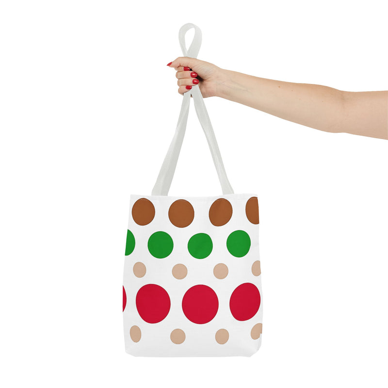 Colorful Polka Dot Tote Bag
