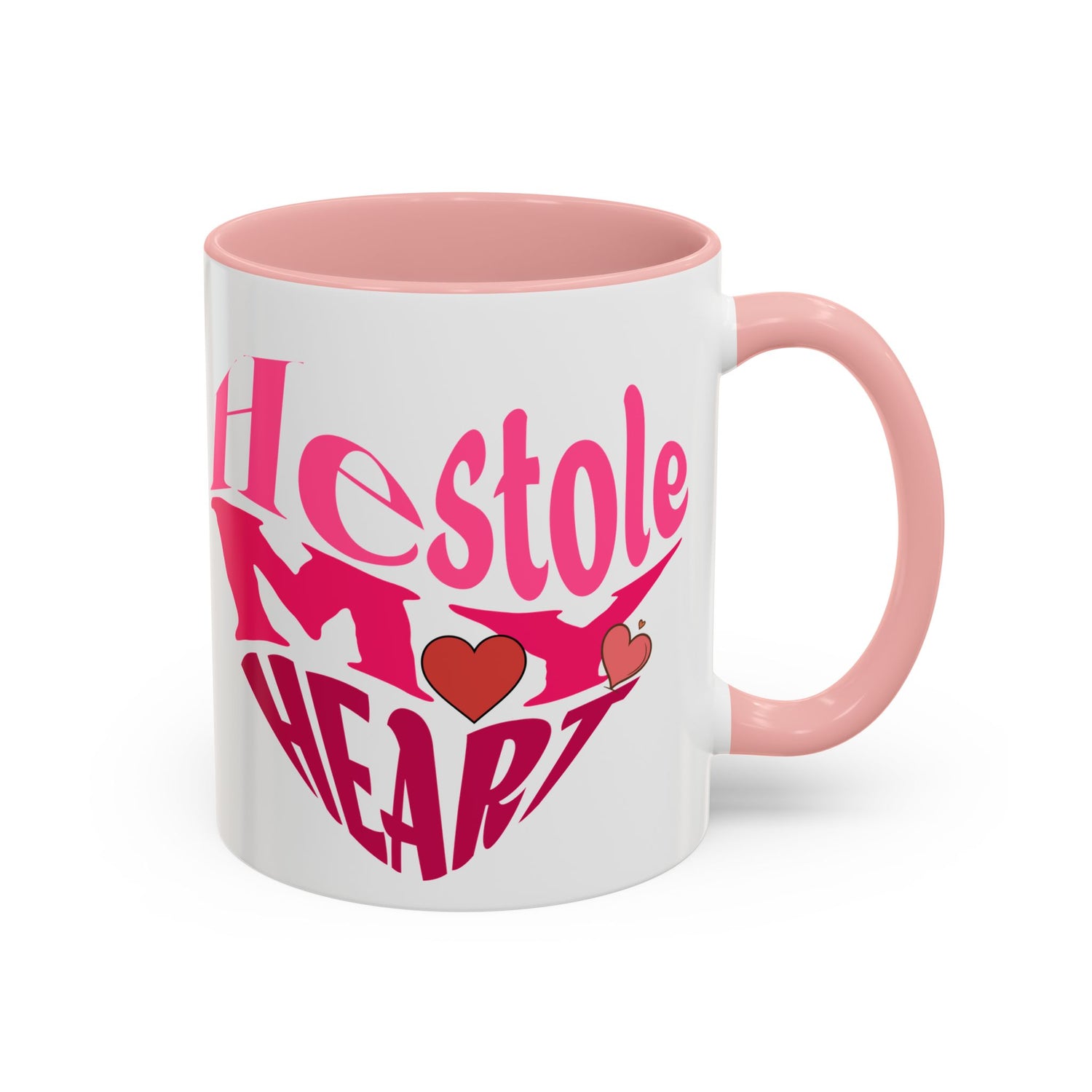 He Stole My Heart - Romantic Accent Coffee Mug (11, 15oz)