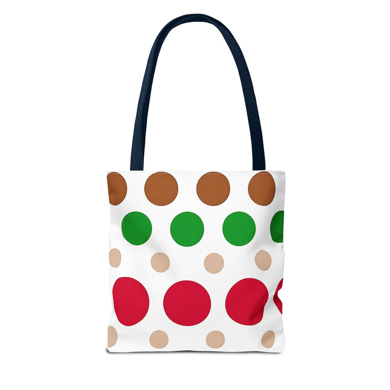 Colorful Polka Dot Tote Bag