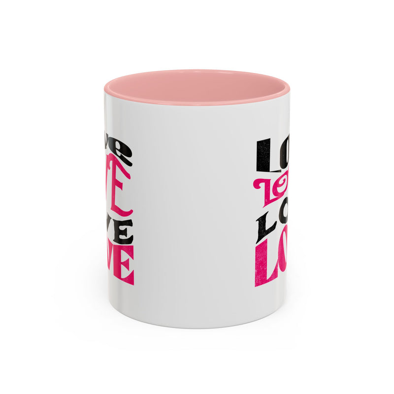 Love Typography - Romantic Coffee Mug (11, 15oz)