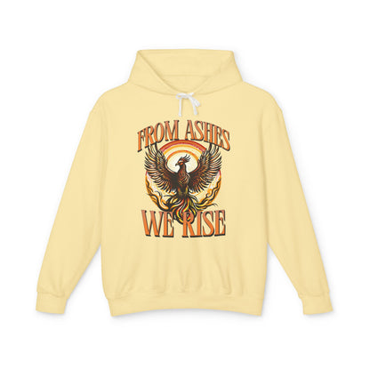 From Ashes We Rise Unisex Lightweight Hooded Sweatshirt