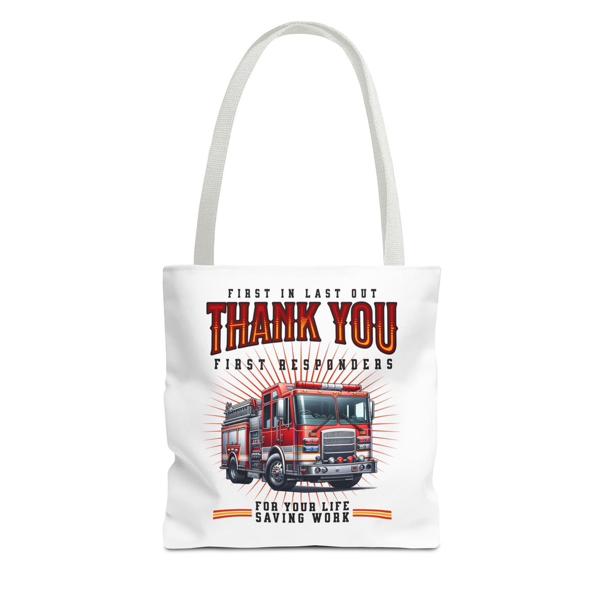Thank You First Responders Tote Bag