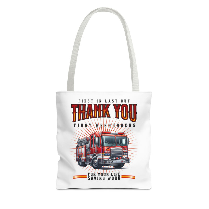 Thank You First Responders Tote Bag