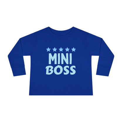 Mini Boss Toddler Long Sleeve Tee