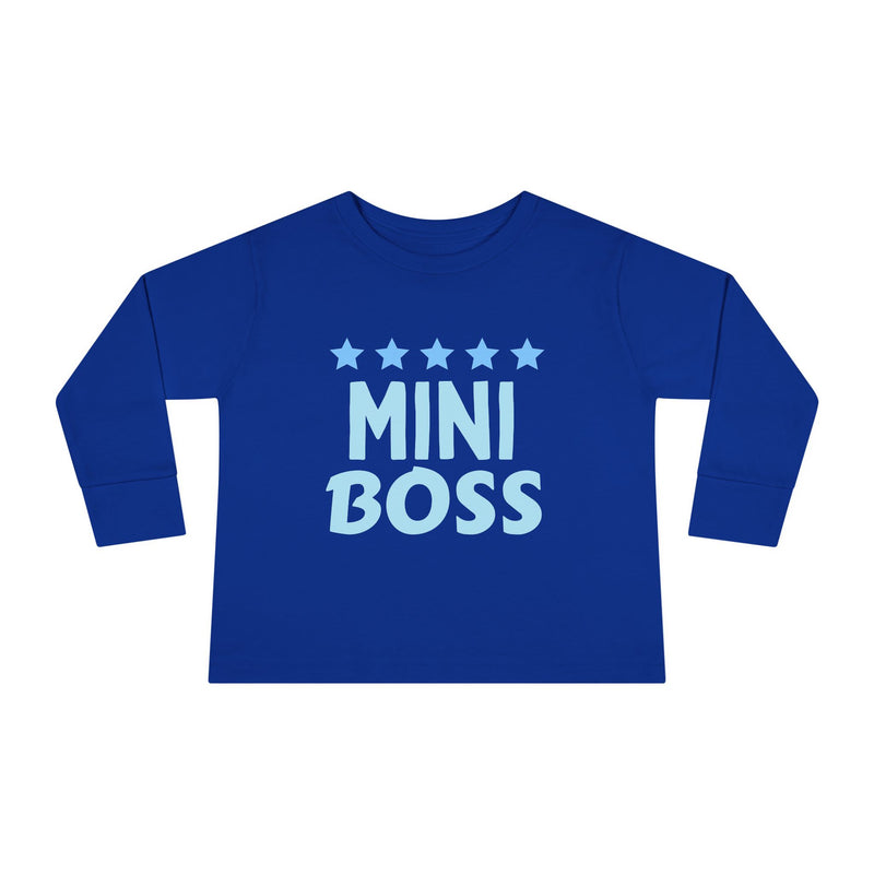 Mini Boss Toddler Long Sleeve Tee