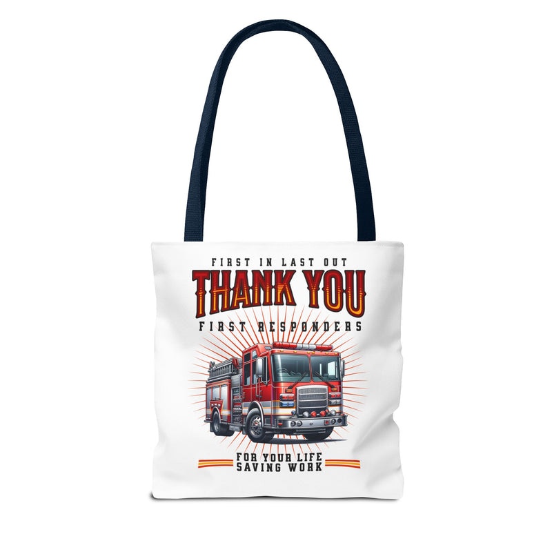 Thank You First Responders Tote Bag