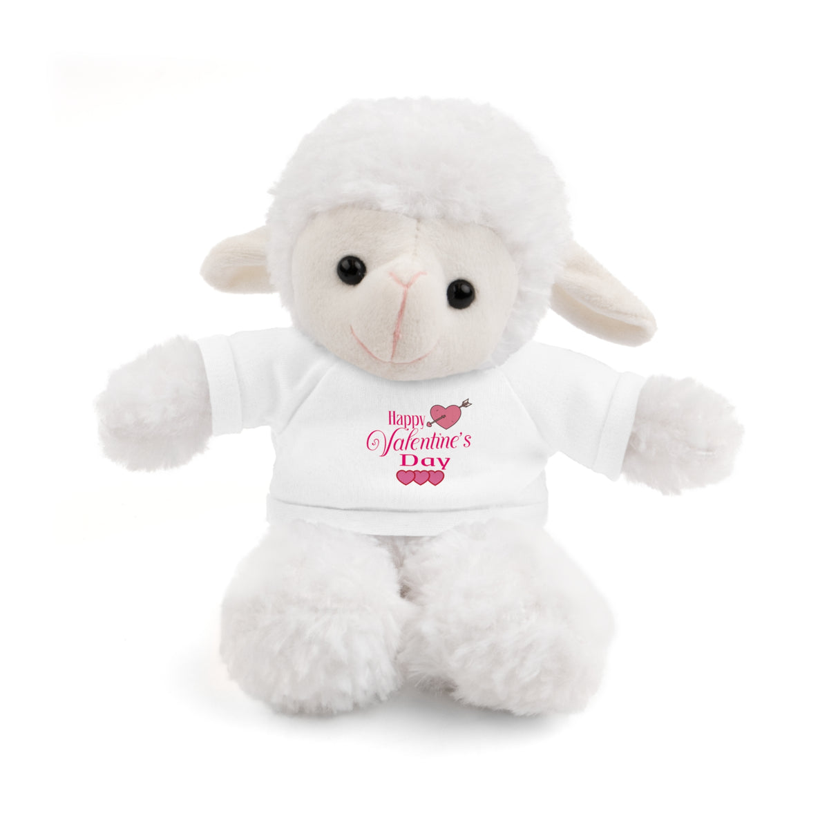 Happy Valentine's Day - Romantic Stuffed Animals with Tee
