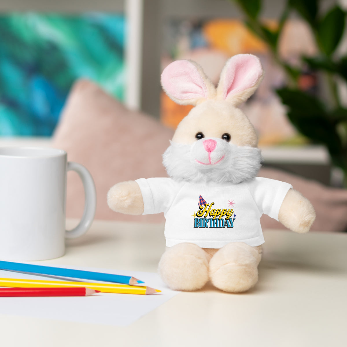 Happy Birthday -  Stuffed Animals with Tee