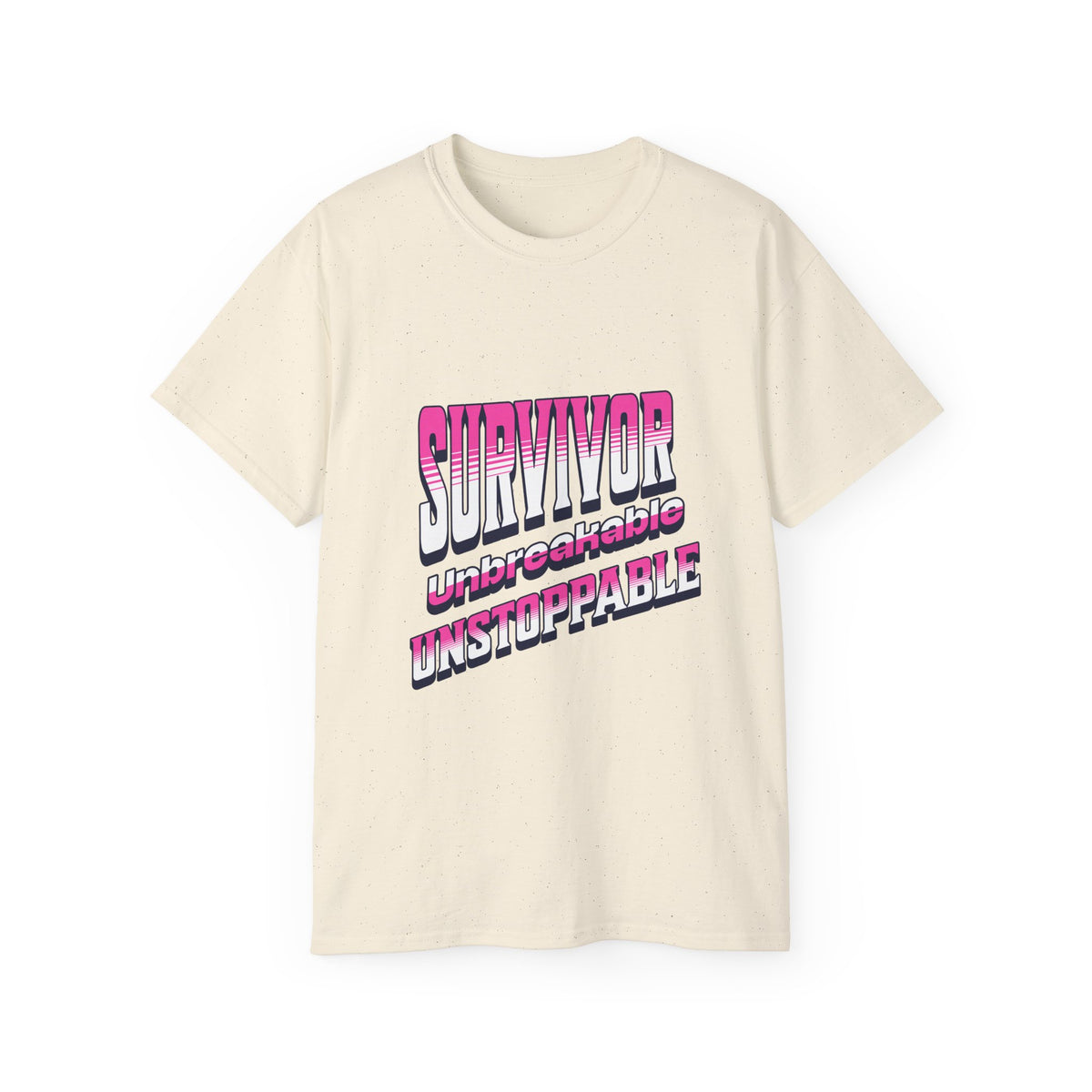 Survivor; Unbreakable, Unstoppable - Breast Cancer Survivor Ultra Cotton T-Shirt
