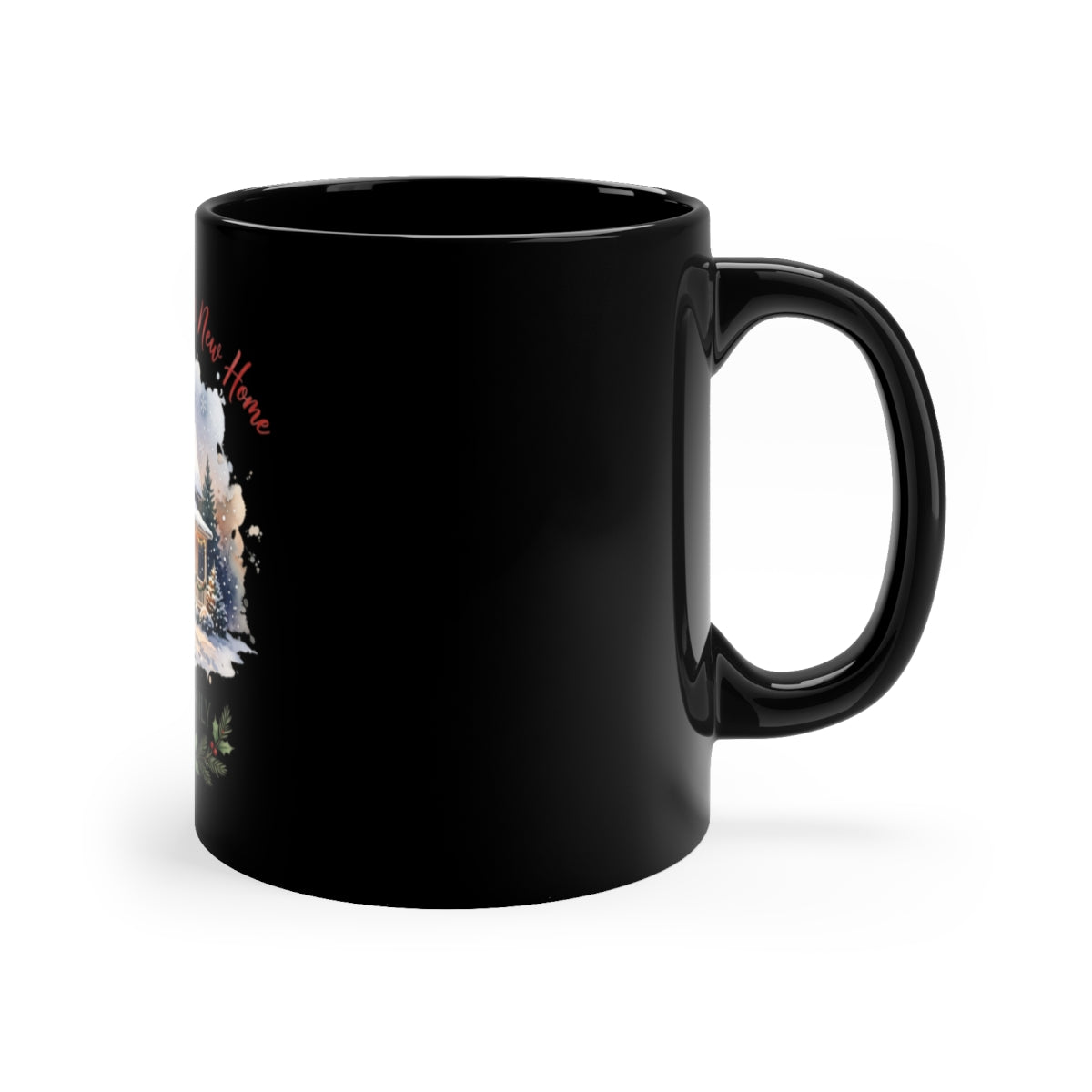 Black Coffee Mug, 11oz